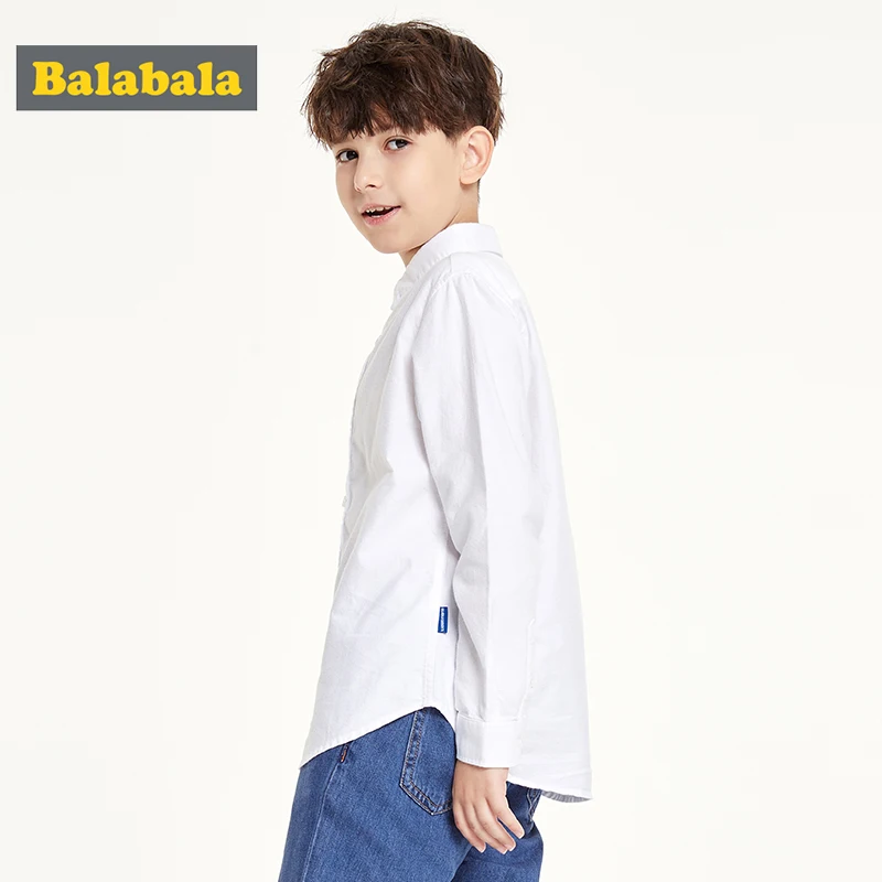Balabala/рубашка для мальчиков с длинными рукавами осень 2019 г. Новая детская одежда