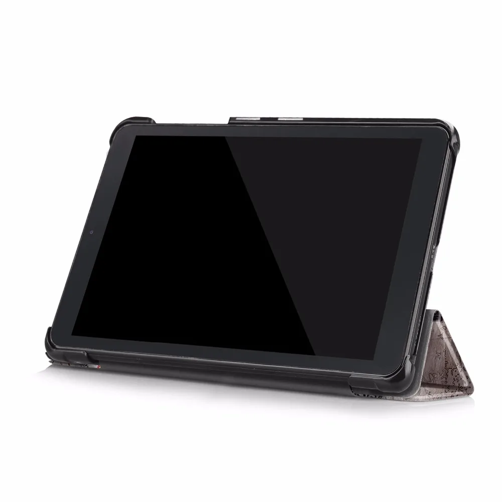 Ультра тонкий магнитный складной кожаный чехол для Samsung Galaxy Tab A 8 0 2018 T387 SM-T387 +