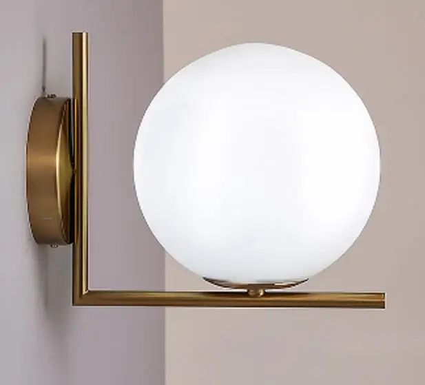 Новые Современные Стеклянные Настенные светильники XUYIMING для гостиной|wall lamp|glass