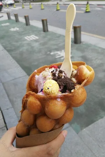 Электрическая печь для яичных тортов из нержавеющей стали Гонконга Вафельница