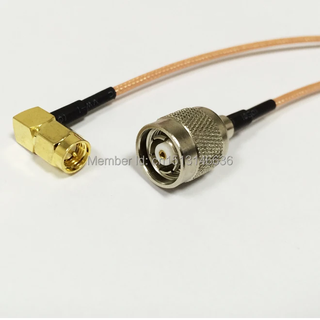 

Wireless Router Cable SMA Male Right Angle To RP-TNC Male Plug RG316 Coaxial Cable 15CM 6" Pigtail