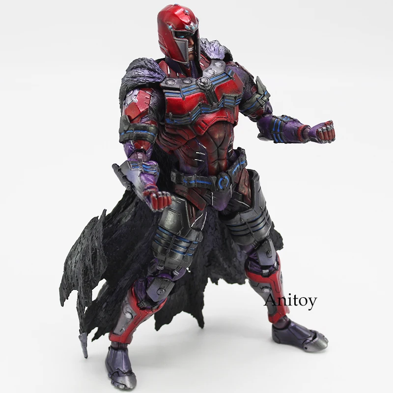 Marvel Universe VARIANT PLAY ARTS KAI MAGNETO ПВХ фигурка Коллекционная модель игрушки 25 см