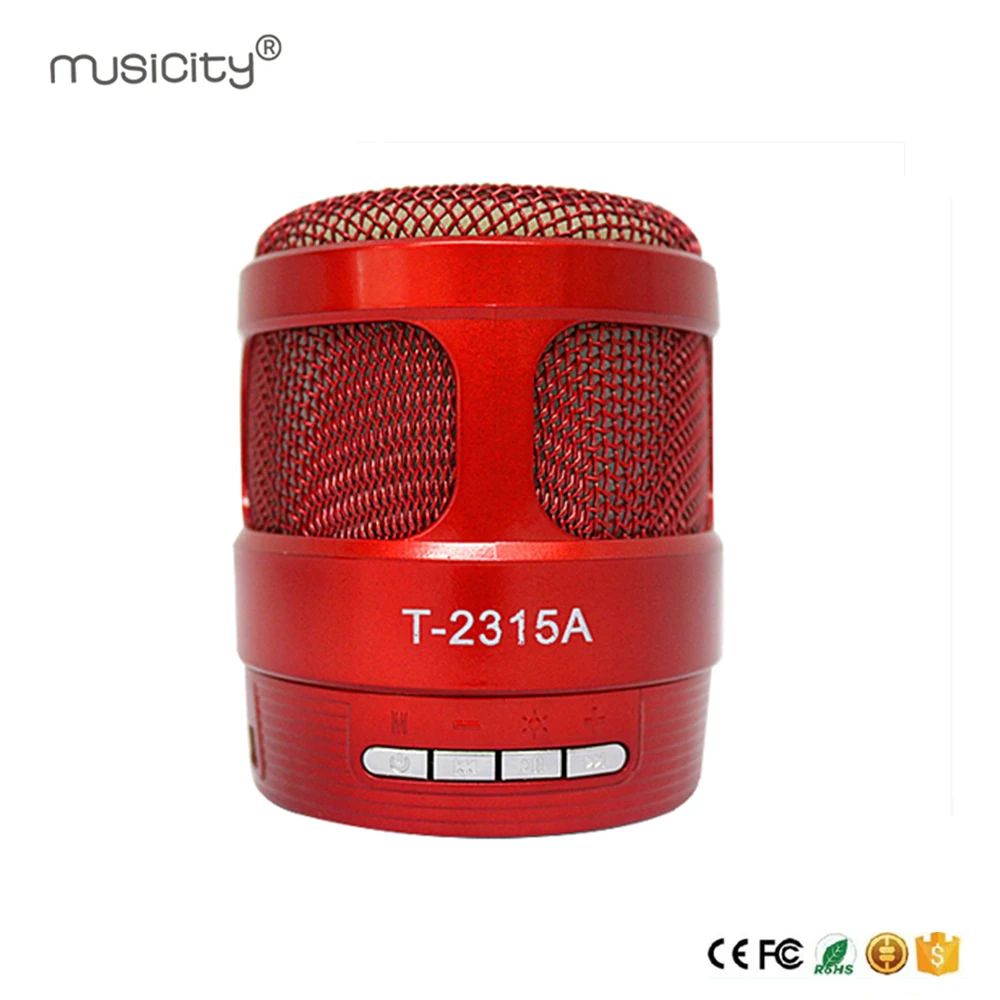 Musicity 5 Вт мини Портативный синий зуб Динамик S Беспроводной LED Bluetooth с FM радио BT USB TF