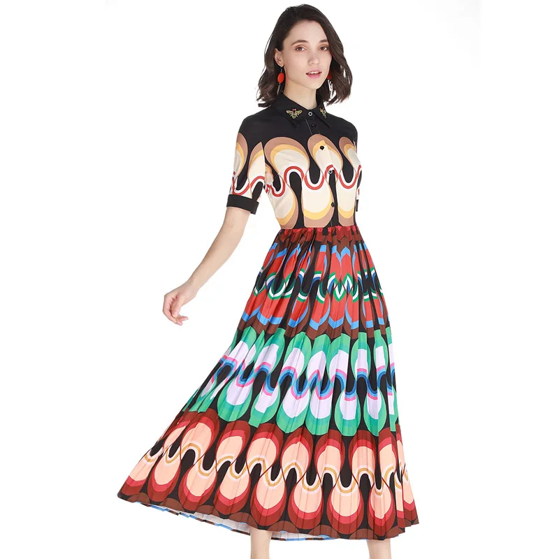 Высокое качество 2019 сезон: весна–лето женское платье новые удивительные