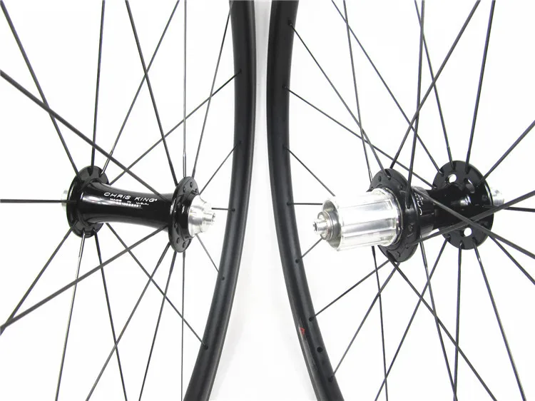 38 мм x 23 клинчер бескамерные готовые ступицы Chris King &amp Sapim cx-ray спицы Farsports toray