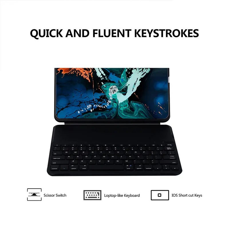 Чехол для клавиатуры CHINFAI iPad Pro 11 2018 чехол из искусственной кожи с магнитной
