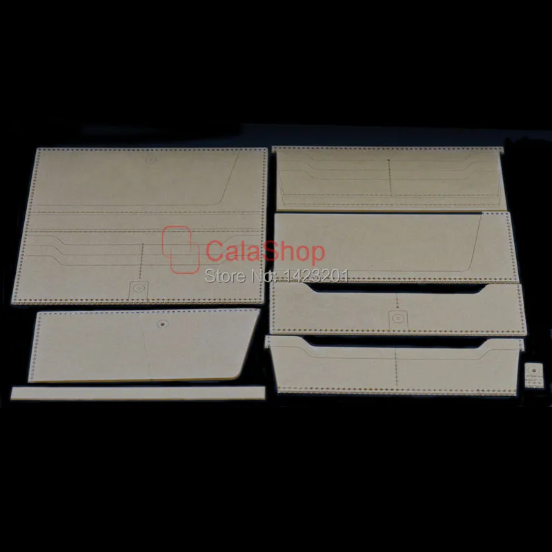 Акриловый шаблон 1 компл./Лот прозрачный оргстекло кожа искусственная набор