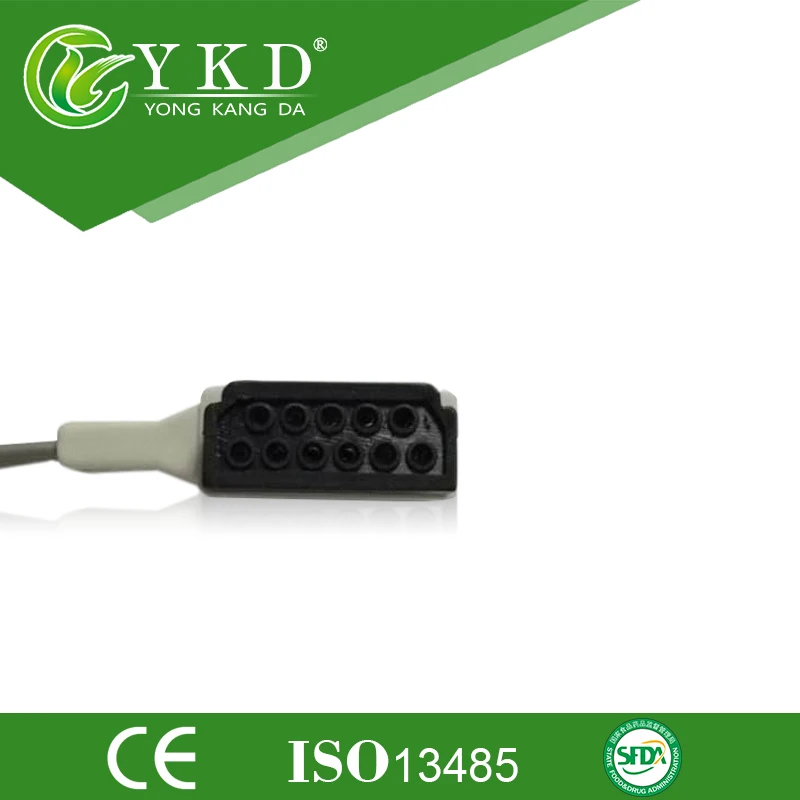 Бесплатная доставка Holter кабель и leadwires 5 lead AHA Snap| |