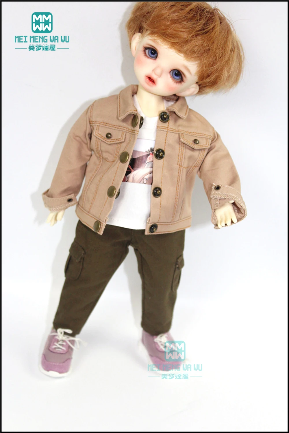 Аксессуары BJD кукольная одежда для 27 30 см 1/6 YOSD кукла Модная Джинсовая куртка