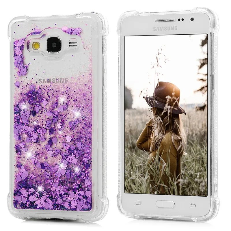 YOKIRIN для Samsung Galaxy G530/J2 Prime сердце любовь блеск Bling Мягкие TPU чехол блестящие