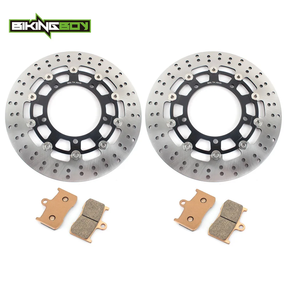 Тормозные диски и колодки BIKINGBOY для Suzuki GSX 1300 B-King / ABS 2008 2009 BK BKA 08 09 Мотоцикл Замена Комплект на передние тормоза.