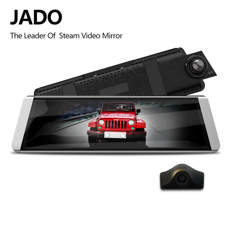 JADO D800s X1 поток зеркало заднего вида LDWS gps трек 10 ips сенсорный экран Full HD 1080P Автомобильный видеорегистратор