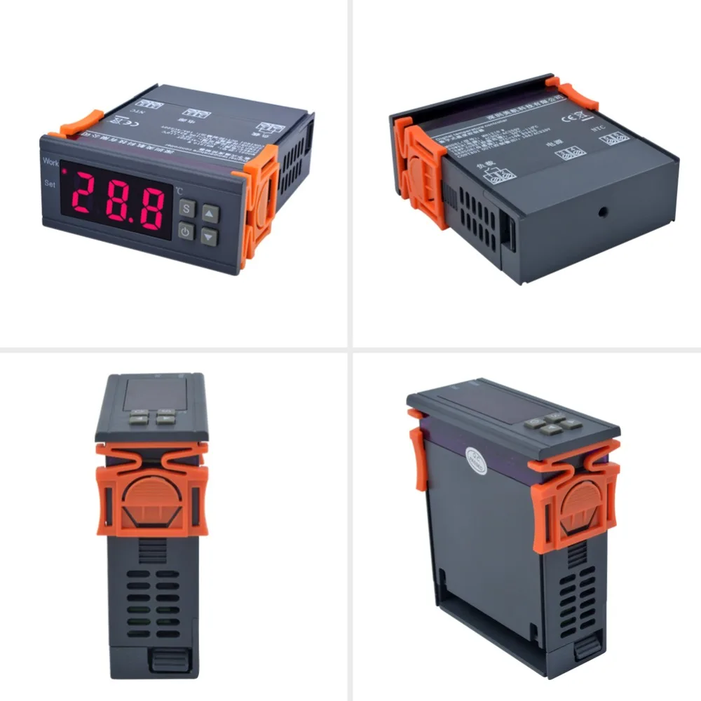 MH1210W цифровой регулятор температуры AC90-250V 10 А 220 В регулятор термостата С сенсором-50~ 110C контроль нагрева и охлаждения