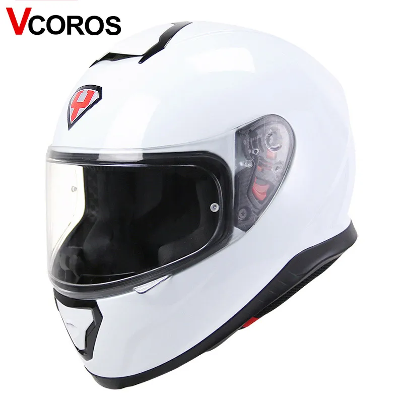 Новый VCOROS анфас moto rcycle шлем YOHE индивидуальность локомотив гонки шлемы обувь для