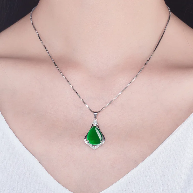 Ожерелье женское из серебра 925 пробы|Подвески| |