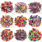 50 шт.25 пар, банты для шерсти маленьких собак, щенков, бантики, аксессуары для волос товары для домашних собак