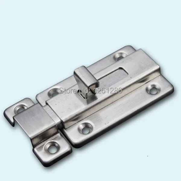 Бесплатная доставка 3 дюймовые дверные болты фурнитура и замки нержавеющая сталь