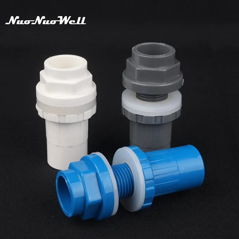 

1pc NuoNuoWell PVC 20mm Thickened Fish Tank Outlet 1/2" Aquarium Water Inlet Lengthened Water tank Joint drain pipe