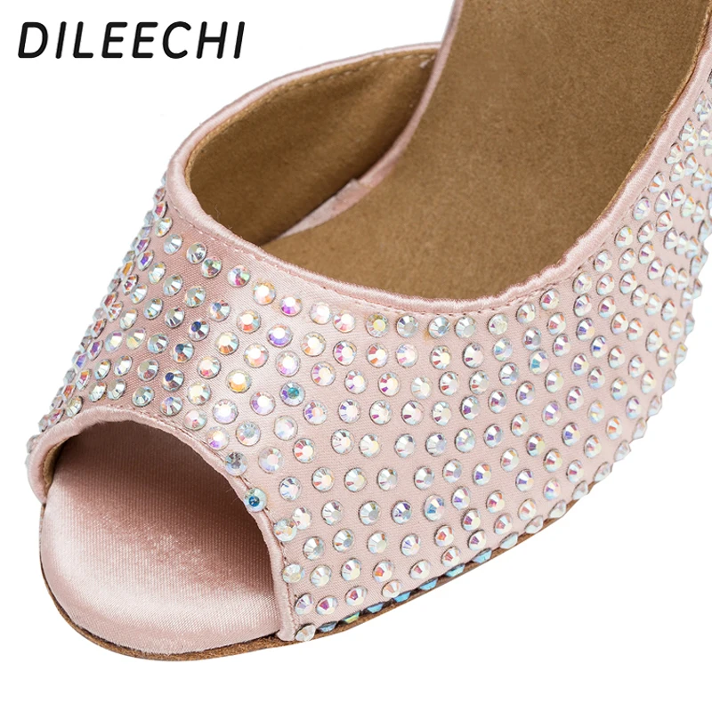 DILEECHI Новые популярные женские туфли на высоких каблуках с бриллиантами обувь для