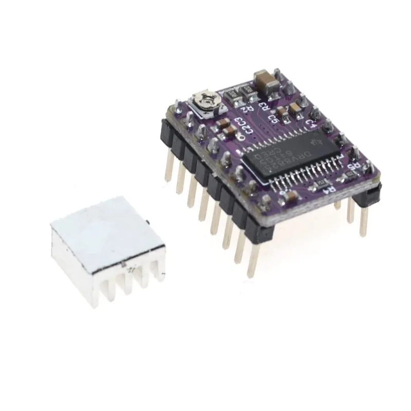 Запчасти для 3D принтера 1 шт. Stepstick Drv8825 Драйвер шагового двигателя Reprap 4 PCB плата +