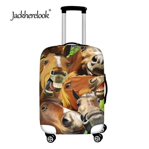 HX022 Jackherelook товары для собак Selfie милые Защитная крышка багажника эластичный водостойкий дождевик для 18-28 дюймов чемодан дорожные аксессуары - Цвет: HX022