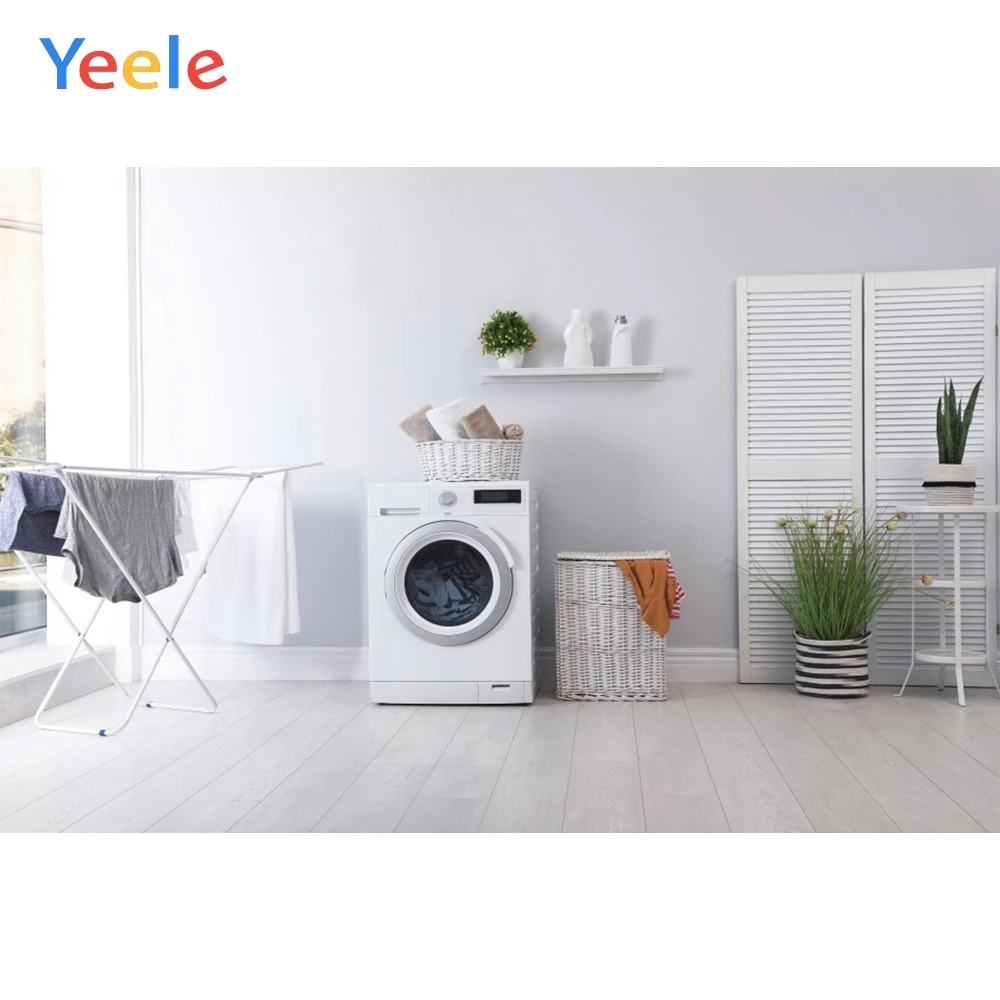 Фон для студийной фотосъемки Yeele с интерьером балкона в стиральной машине |