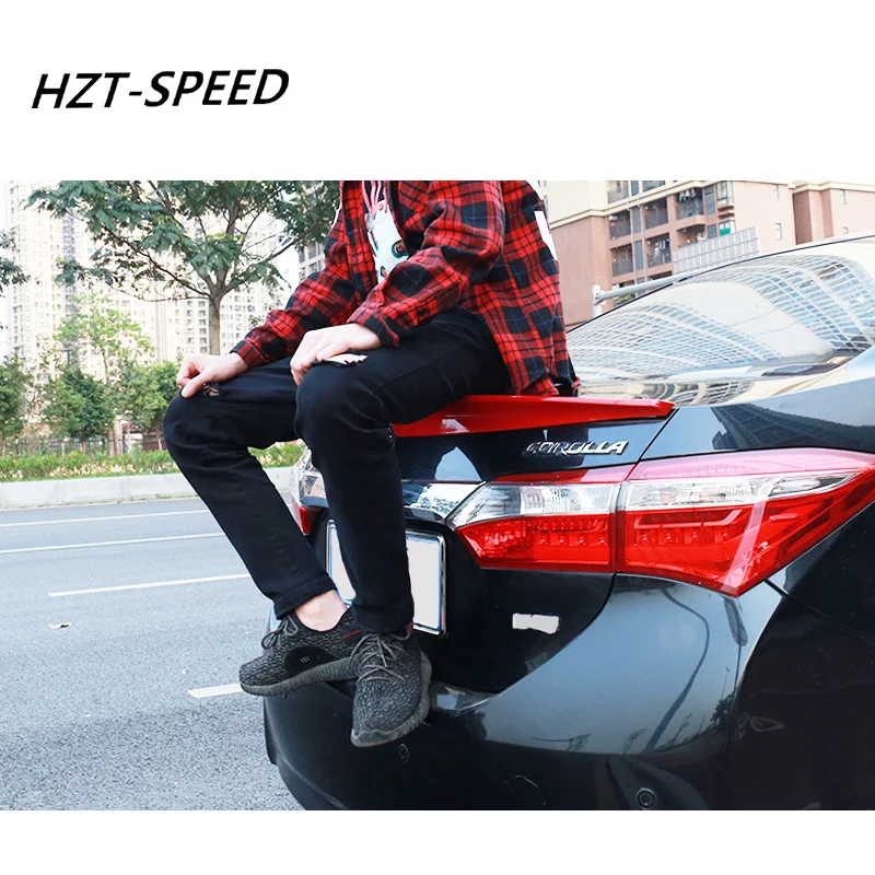 Спойлер для TOYOTA Corolla 2014 2018 высококачественный АБС пластик цветной задний