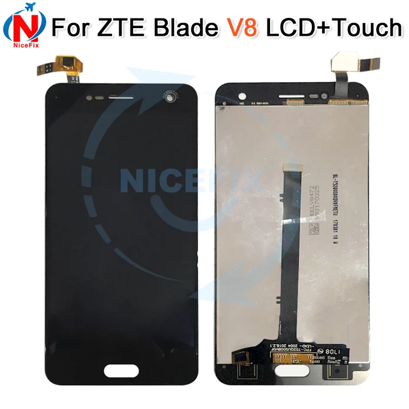 Для ZTE Blade V8 LCD дисплей кодирующий преобразователь сенсорного экрана в сборе