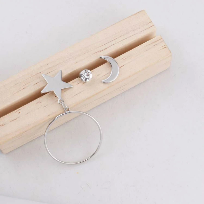 2018 новые серьги Модные ювелирные изделия асимметричные кристалл Brincos