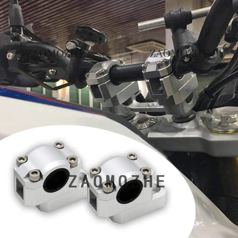 

Для BMW R nine T скремблер 14-18 зажимы для руля мотоцикла CNC алюминий (подходит для руля 22 мм 28 мм)