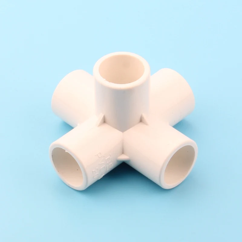 Внутренний диаметр 20 мм. Белая труба из ПВХ соединитель для дома сада полива