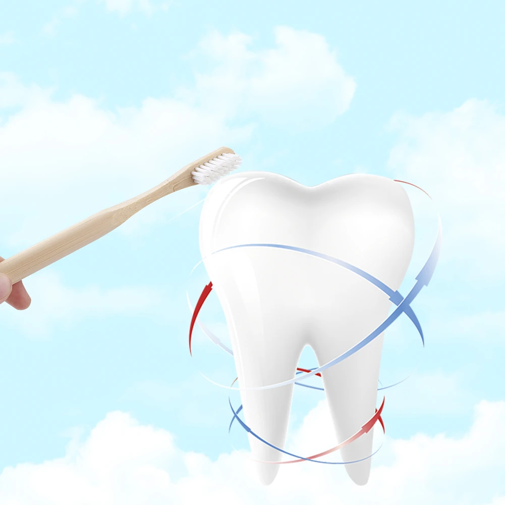 

Natural Pure Bamboo Toothbrush Portable Soft Hair Tooth Brush Eco Friendly Brushes Dental Oral Care Travel wooden Tooth Brush