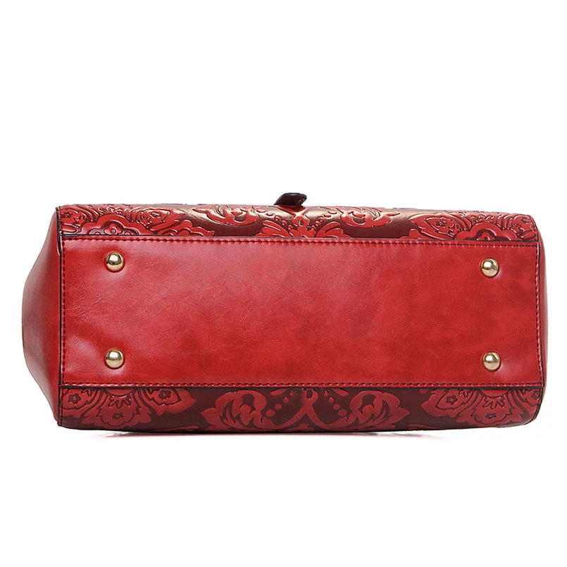 2017 OUTNICE Китайский стиль ретро тиснением роскошные сумки женские дизайнер сумка