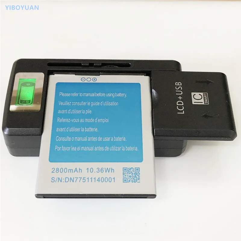 3,7 в 2800 мАч 10.36Wh S/N: DN77511140001 Размеры: 76 мм X 57 мм X 4 мм для lenovo S860t JIAKE V5 V6 V11 батарея+ SS-8 зарядное устройство