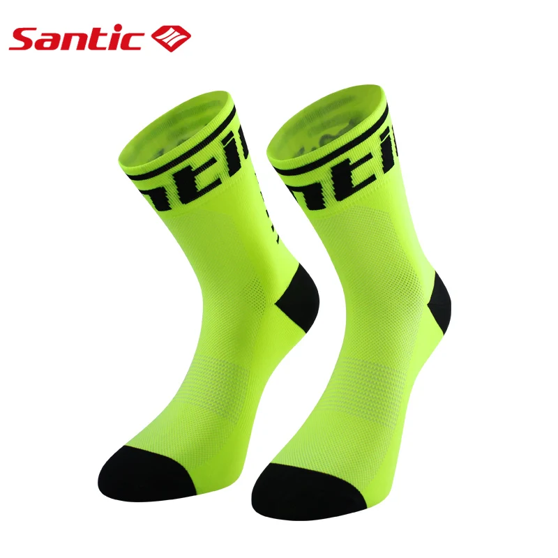 Носки велосипедные Santic унисекс дышащие незапотевающие для занятий спортом на