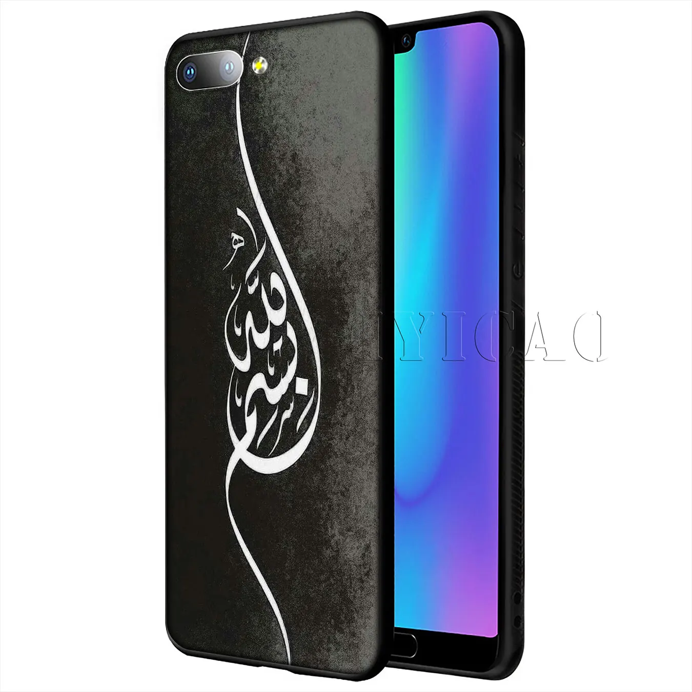 IYICAO исламский арабский каллиграфический мягкий чехол для Huawei Y9 Y7 Y6 Prime 2019 Honor 20 8C 8X