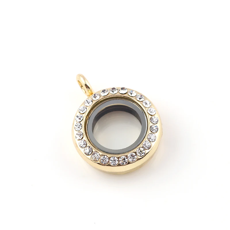 10 шт./лот новейший мини 20 мм Круглый Магнитный стеклянный плавающий медальон с