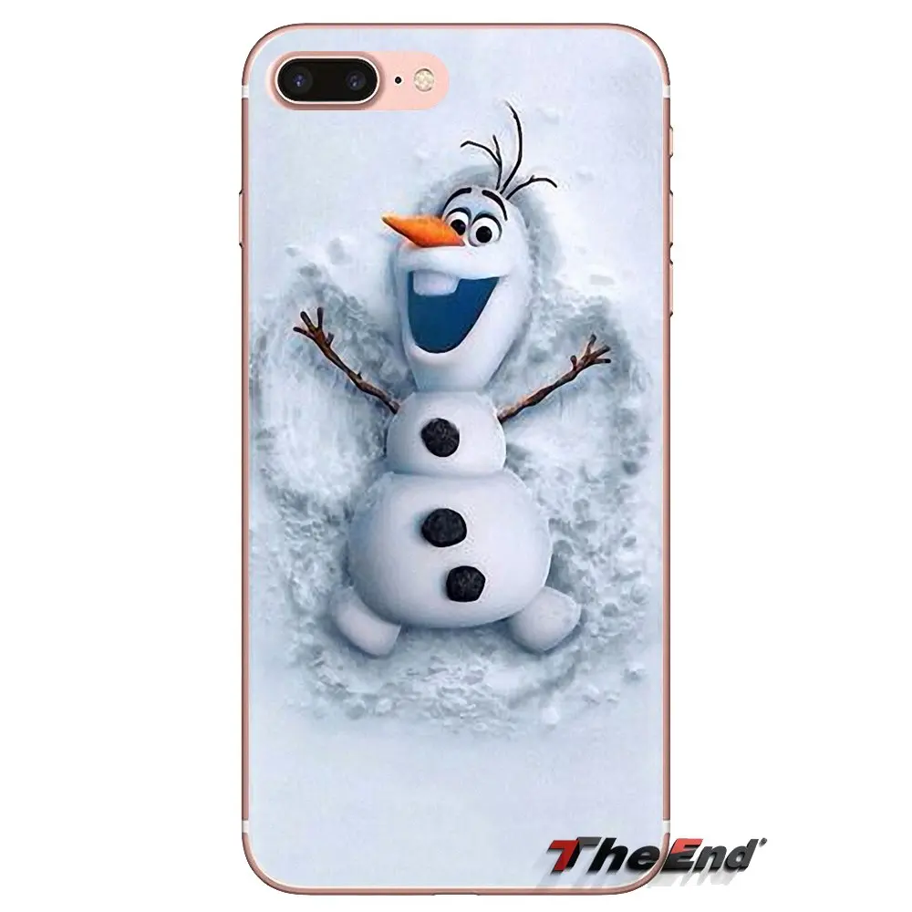Transparent Soft Shell Covers For Xiaomi Redmi 4A S2 Note 3 3S 4 4X 5 Plus 6 7 6A Pro Pocophone F1 Snowflakes Stars Snowman Olaf |