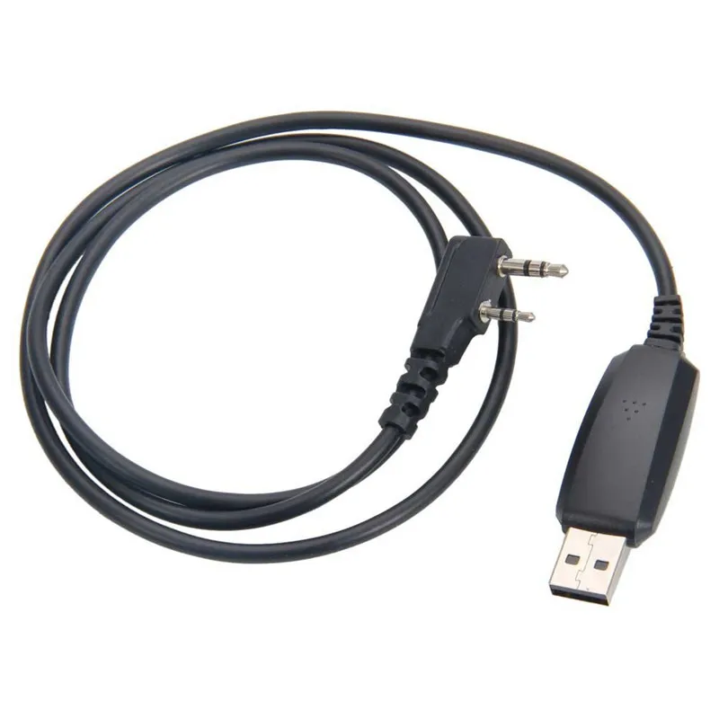 2Pin радио USB Кабель для программирования + Драйвер CD Walkie Talkie Baofeng UV 5RE 5R 888S 82