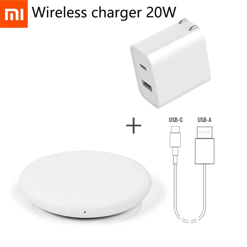 Оригинальное Беспроводное зарядное устройство Xiaomi 20 Вт 27 15 В для Mi 9 MiX 2S Mix 3 Qi EPP10W