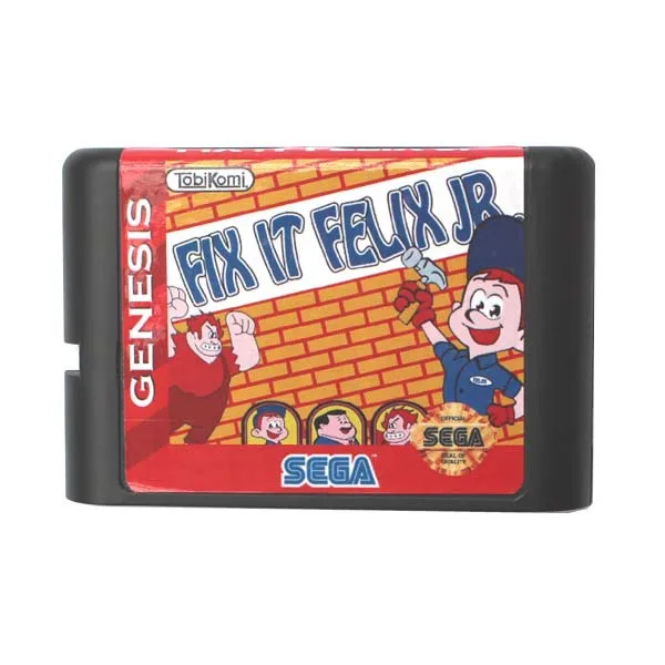 Sega MD игровая карта-fix-It Felix Jr для 16 бит игровой картридж Megadrive Genesis system | Электроника