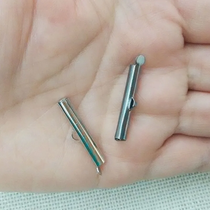 Соединитель для ожерелья Зажимная защелка тумблеры трубчатые спейсеры трубки