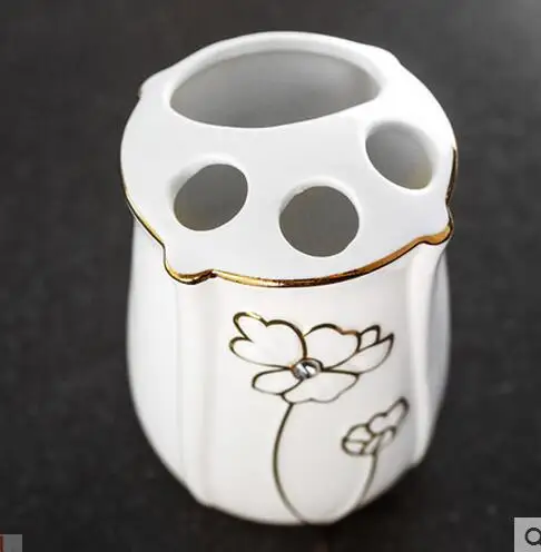 5 шт. простой бытовой керамический набор для ванной комнаты серии украшения дома