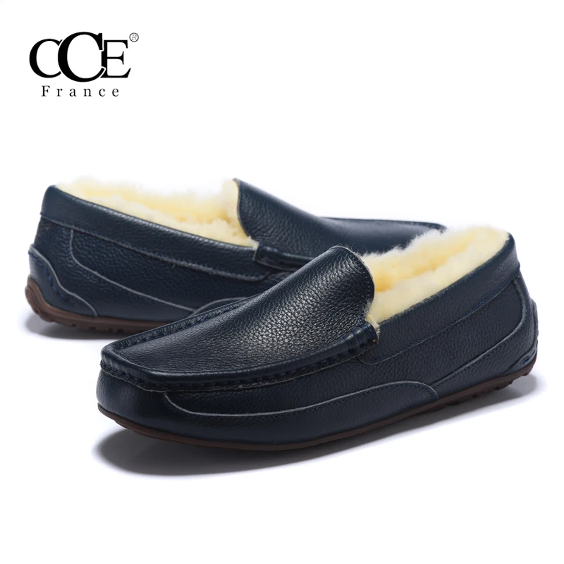 2016 CCE/модные мужские лоферы наивысшего качества из натуральной овечьей шерсти с