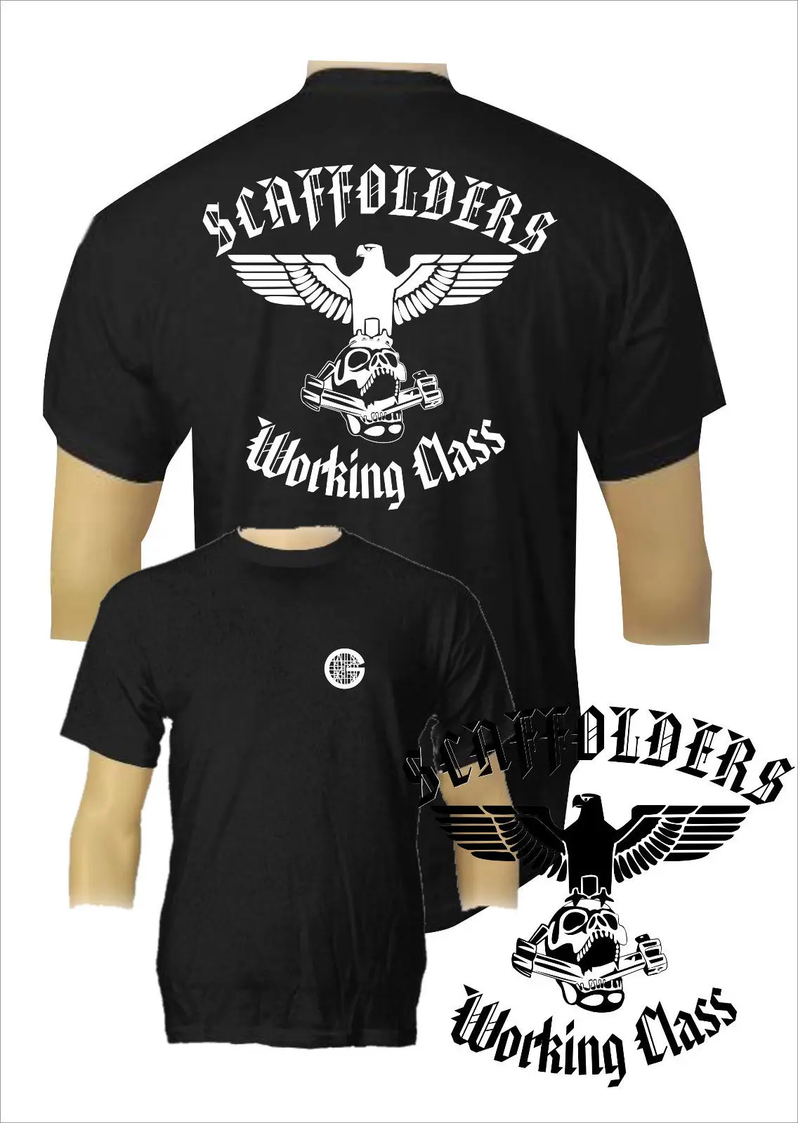 2019 Модная хлопковая футболка Gerustbauer, футболка для строительных лесов