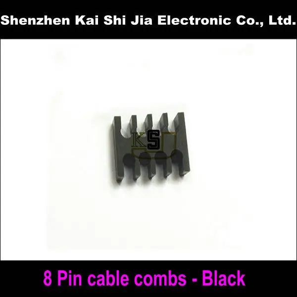 Acrylic 8 Pin Modular power supply Cable Comb for 3mm Cables - Black | Компьютеры и офис