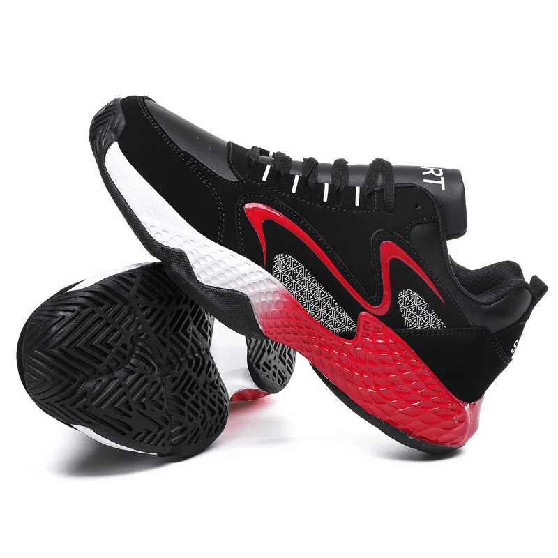 

2020 New breathable basketball shoes men's non-slip shock absorption Casual wild sports series sneakers men casual shoes