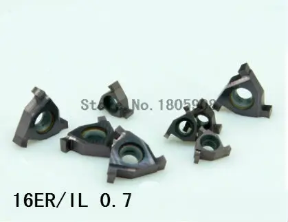 

10PCS 16ER/IL 0.7 carbide turning insert ,Cutting inserts, Factory outlets,the lather, slot blade,for Grooving Holder SER /SNL