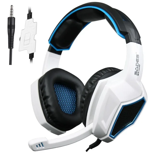 

SADES SA920 3 in 1 Gaming Headset 7.1 Surround Sound 3.5mm Game Headphones For PC PS4 XBOX 360