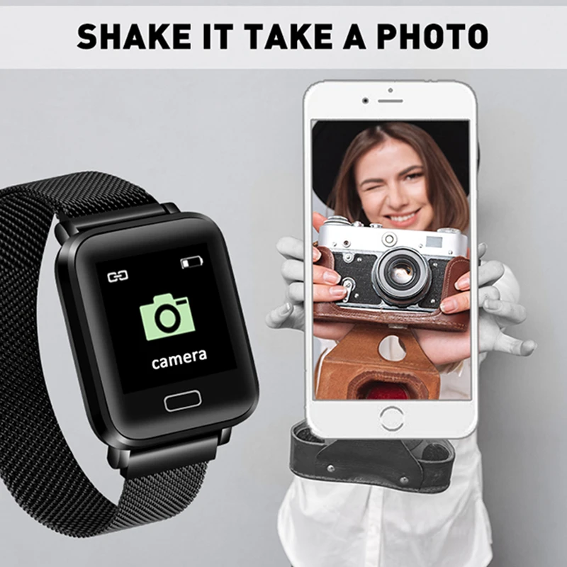 LIGE Fitness Tracker Waterproof IP67 Blood Pressure Smart Bracelet Bluetooth Calories Sport Wristband for iOS Android Band | Электроника